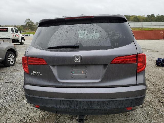 5FNYF5H50HB018316 - 2017 HONDA PILOT EXL GRAY photo 6