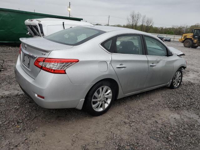 3N1AB7AP7FY295005 - 2015 NISSAN SENTRA S SILVER photo 3