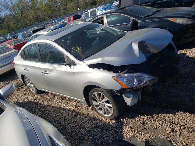 3N1AB7AP7FY295005 - 2015 NISSAN SENTRA S SILVER photo 4