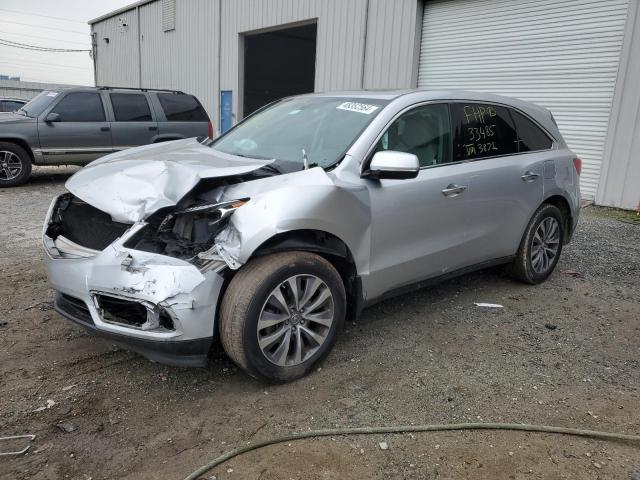 5FRYD3H43FB003872 - 2015 ACURA MDX TECHNOLOGY SILVER photo 1