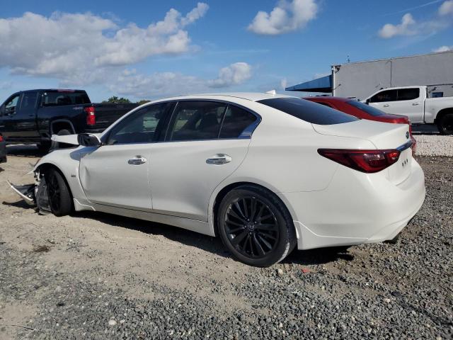 JN1EV7AP4KM514282 - 2019 INFINITI Q50 LUXE WHITE photo 2