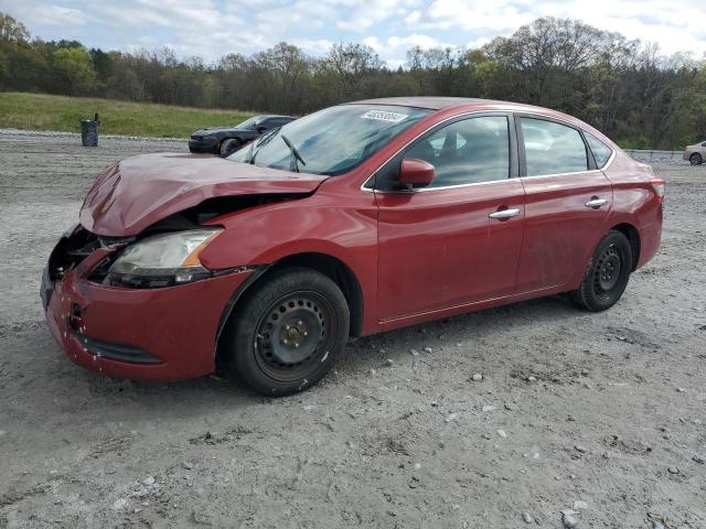 3N1AB7AP9EY270315 - 2014 NISSAN SENTRA S RED photo 1