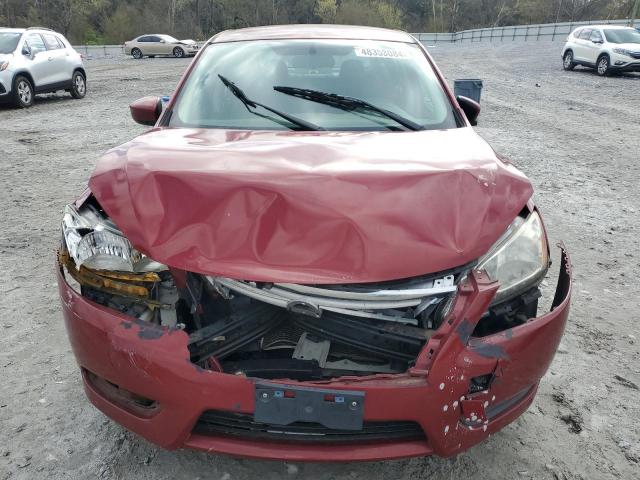 3N1AB7AP9EY270315 - 2014 NISSAN SENTRA S RED photo 5