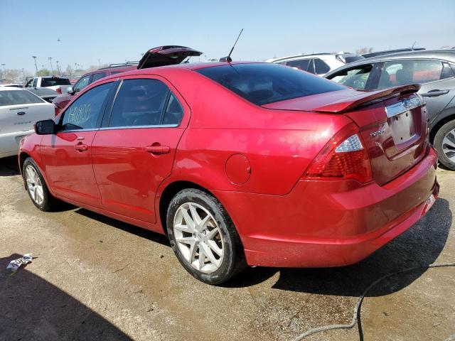 3FAHP0JAXCR247154 - 2012 FORD FUSION SEL RED photo 2