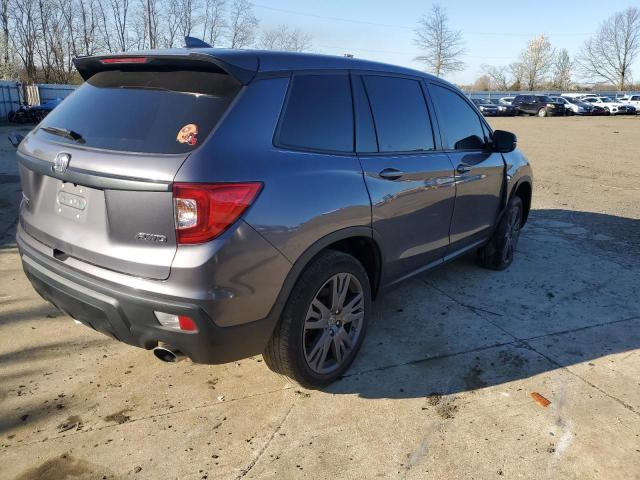 5FNYF8H50MB027965 - 2021 HONDA PASSPORT EXL ვერცხლისფერი ფოტო 4