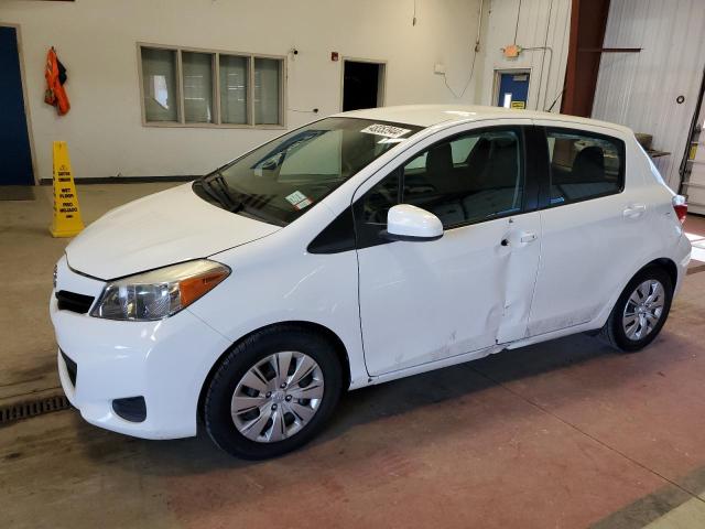 VNKKTUD39EA012121 - 2014 TOYOTA YARIS WHITE photo 1