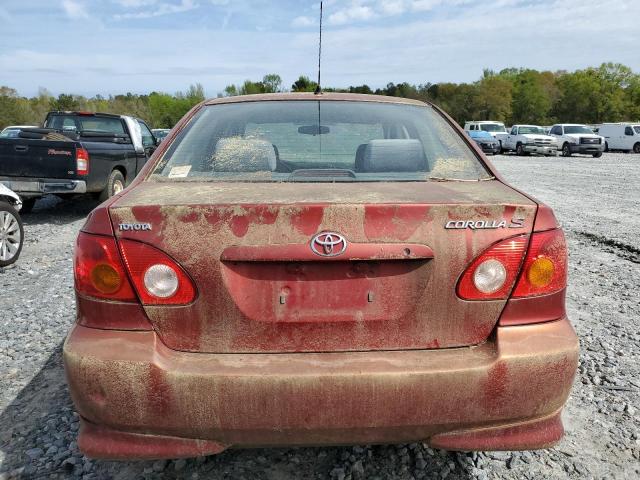 2T1BR38E94C264863 - 2004 TOYOTA COROLLA CE RED photo 6