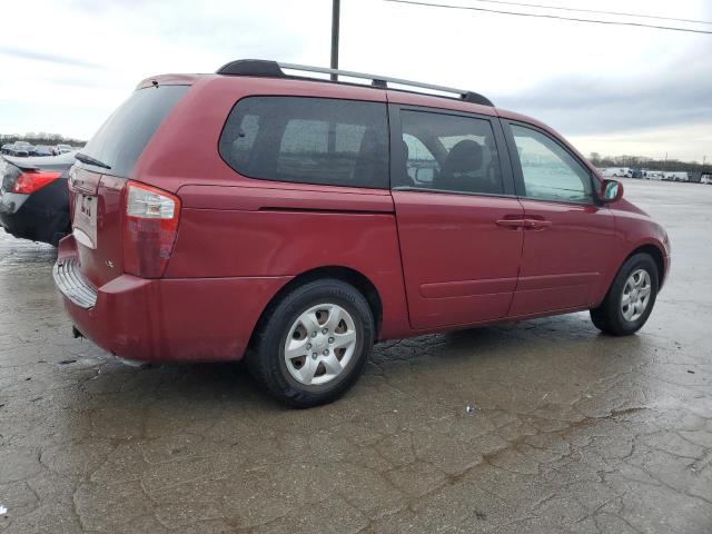 KNDMB233986225314 - 2008 KIA SEDONA EX RED photo 3