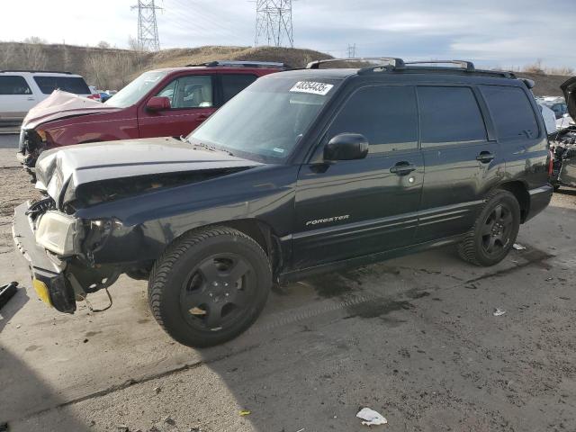JF1SF65661H715686 - 2001 SUBARU FORESTER S BLACK photo 1