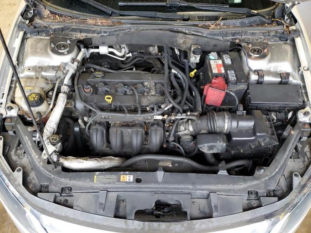 3FAHP0JA3CR447681 - 2012 FORD FUSION SEL SILVER photo 11