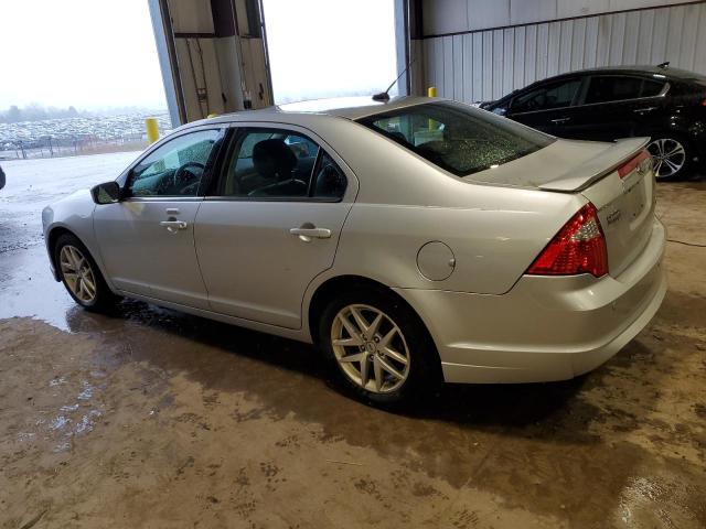 3FAHP0JA3CR447681 - 2012 FORD FUSION SEL SILVER photo 2