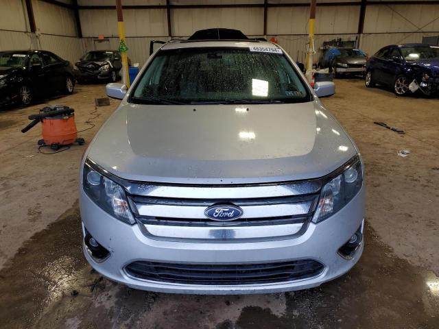 3FAHP0JA3CR447681 - 2012 FORD FUSION SEL SILVER photo 5