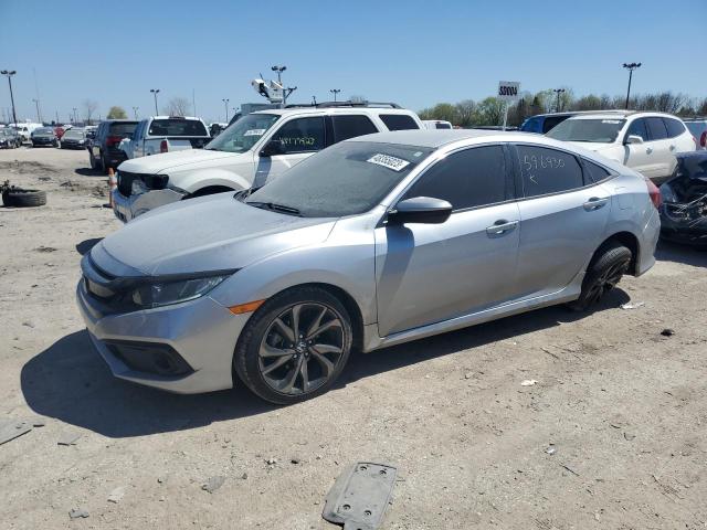 2HGFC2F83LH596930 - 2020 HONDA CIVIC SPORT 银色 照片 1