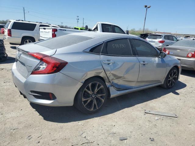 2HGFC2F83LH596930 - 2020 HONDA CIVIC SPORT 银色 照片 3
