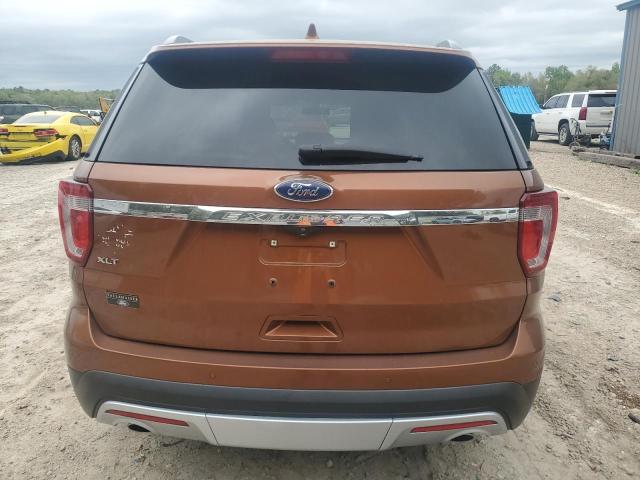 1FM5K7D85HGC29913 - 2017 FORD EXPLORER XLT BROWN photo 6