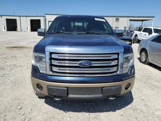 1FTFW1ET8DKE28040 - 2013 FORD F150 SUPERCREW BLUE photo 5