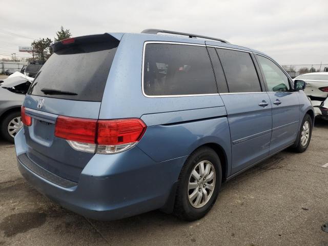 5FNRL3H68AB068624 - 2010 HONDA ODYSSEY EXL BLUE photo 3