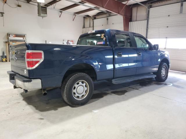 1FTFW1EF0DFB17818 - 2013 FORD F150 SUPERCREW BLUE photo 3