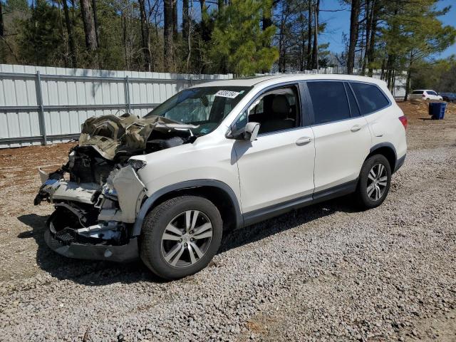 5FNYF6H68GB025995 - 2016 HONDA PILOT EXL WHITE photo 1