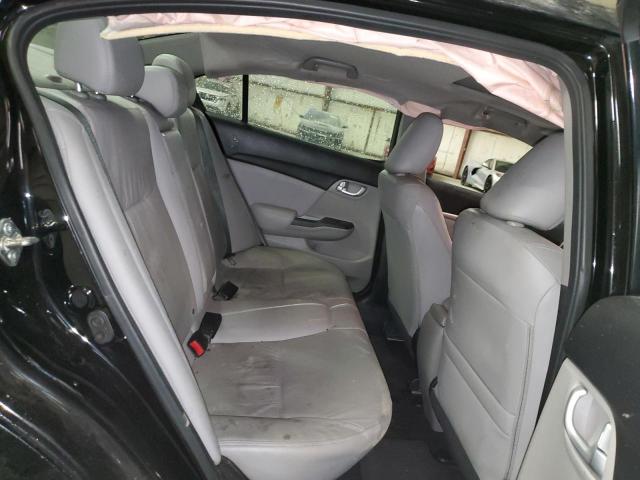 2HGFB2F97EH520481 - 2014 HONDA CIVIC EXL შავი ფოტო 10