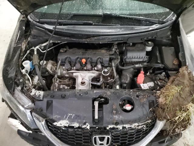 2HGFB2F97EH520481 - 2014 HONDA CIVIC EXL შავი ფოტო 11