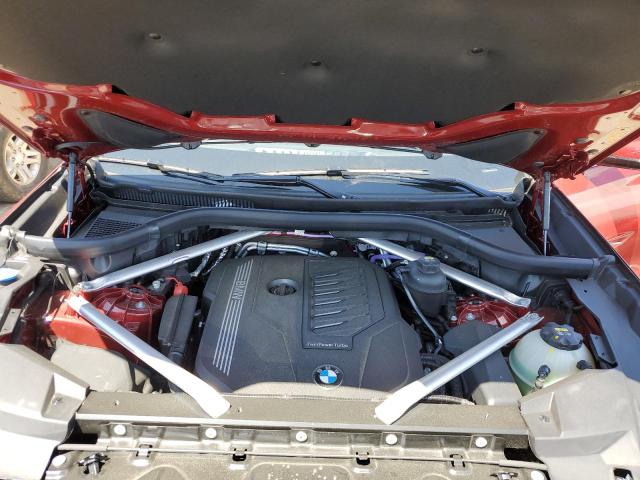 5UXCY6C08P9P44812 - 2023 BMW X6 XDRIVE40I RED photo 11