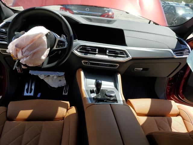 5UXCY6C08P9P44812 - 2023 BMW X6 XDRIVE40I RED photo 8