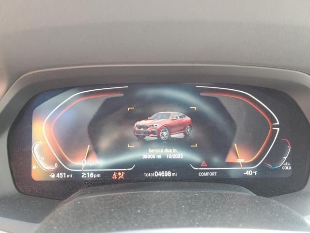 5UXCY6C08P9P44812 - 2023 BMW X6 XDRIVE40I RED photo 9