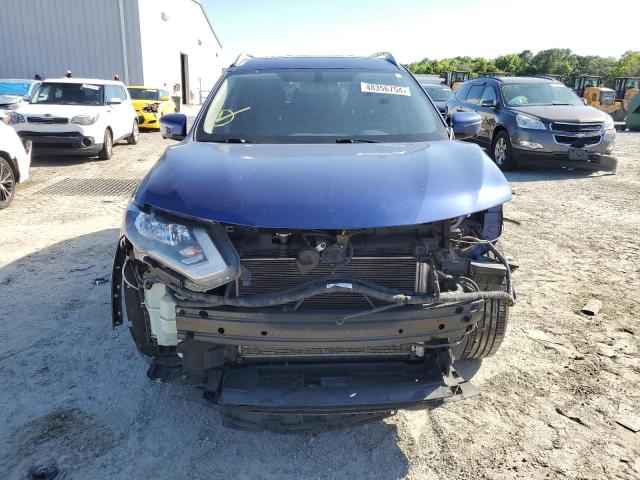 KNMAT2MT5HP570820 - 2017 NISSAN ROGUE S BLUE photo 5