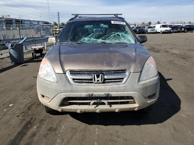 JHLRD78824C055040 - 2004 HONDA CR-V EX GOLD photo 5