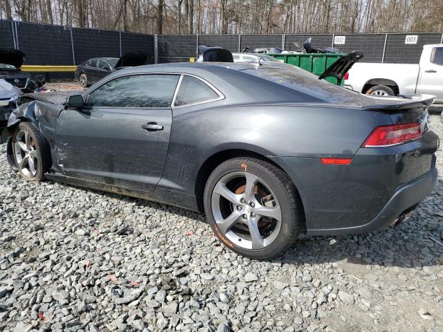 2G1FC1E36E9141557 - 2014 CHEVROLET CAMARO LT BLACK photo 2