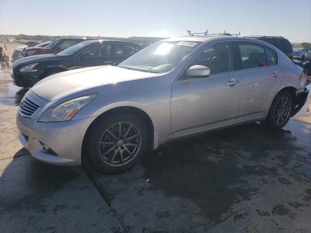 JN1CV6AR2DM762729 - 2013 INFINITI G37 SILVER photo 1