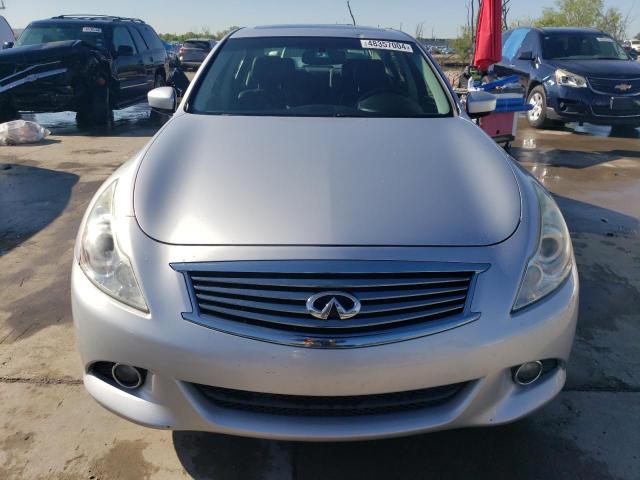 JN1CV6AR2DM762729 - 2013 INFINITI G37 SILVER photo 5