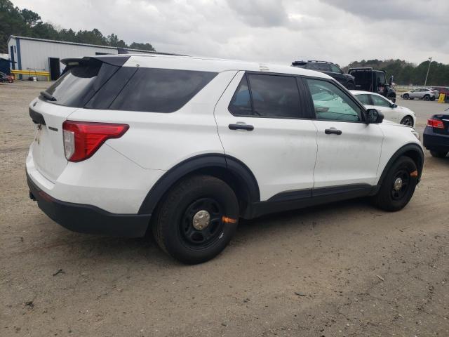 1FM5K8ABXLGA84771 - 2020 FORD EXPLORER POLICE INTERCEPTOR Ақ фото 3