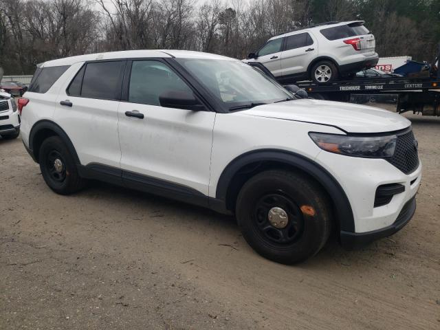 1FM5K8ABXLGA84771 - 2020 FORD EXPLORER POLICE INTERCEPTOR Ақ фото 4