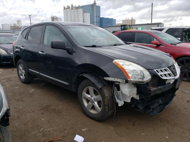 JN8AS5MV2CW718107 - 2012 NISSAN ROGUE S BLACK photo 4