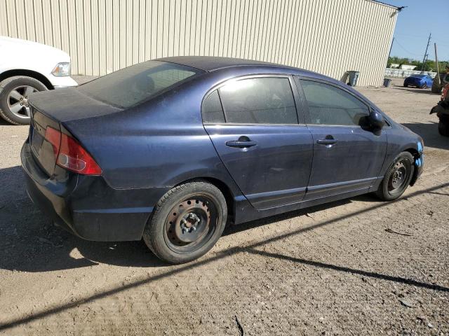 2HGFA16578H531401 - 2008 HONDA CIVIC LX BLUE photo 3