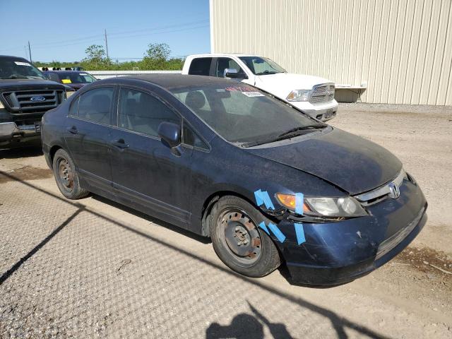 2HGFA16578H531401 - 2008 HONDA CIVIC LX BLUE photo 4