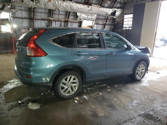 5J6RM4H55FL095689 - 2015 HONDA CR-V EX TEAL photo 3