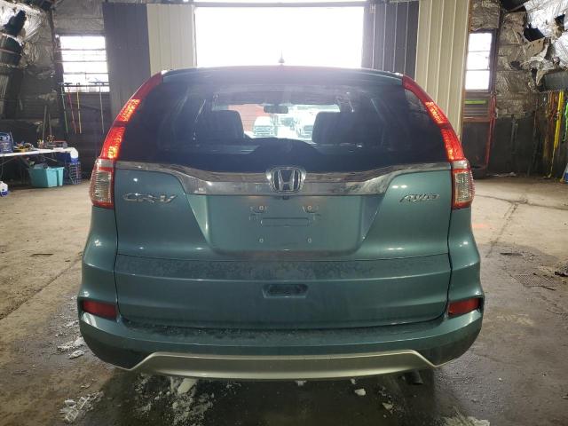 5J6RM4H55FL095689 - 2015 HONDA CR-V EX TEAL photo 6