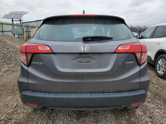 3CZRU6H39GM727829 - 2016 HONDA HR-V LX GRAY photo 6