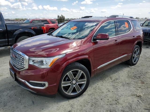 1GKKNXLS6HZ308558 - 2017 GMC ACADIA DENALI MAROON photo 1