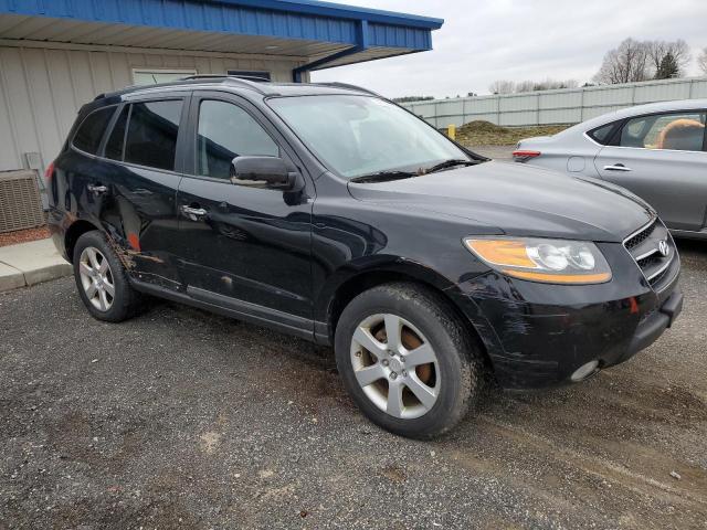 5NMSH73E58H217721 - 2008 HYUNDAI SANTA FE SE BLACK photo 4