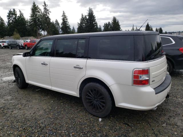 2FMGK5C86FBA04399 - 2015 FORD FLEX SEL WHITE photo 2