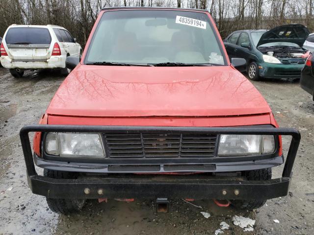 2CNBJ18U1N6907966 - 1992 GEO TRACKER RED photo 5