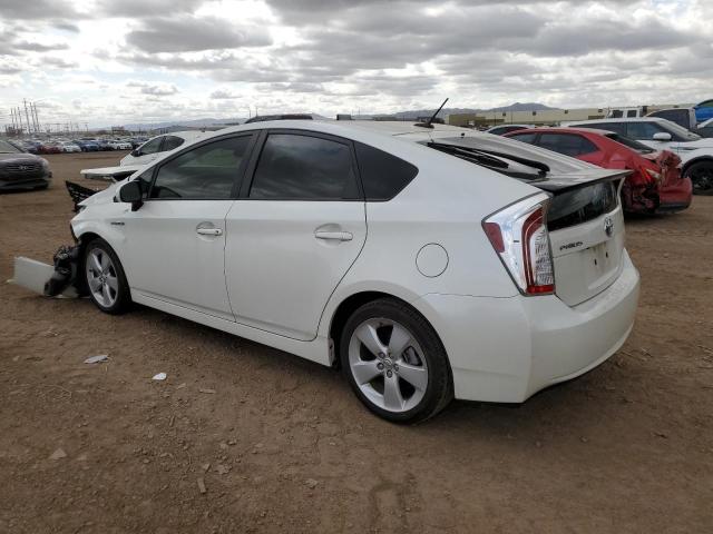 JTDKN3DU9C1585989 - 2012 TOYOTA PRIUS WHITE photo 2