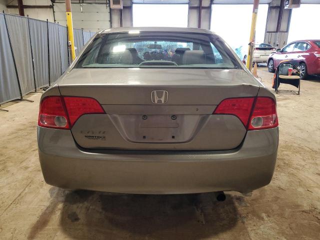 2HGFA16588H330820 - 2008 HONDA CIVIC LX GRAY photo 6