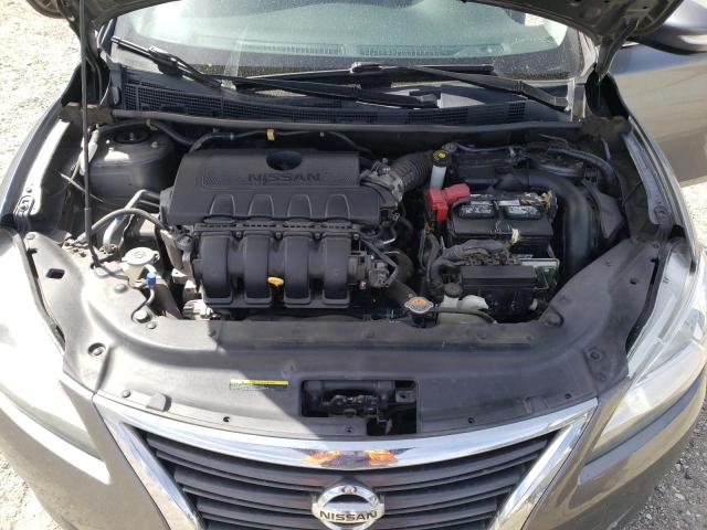 3N1AB7AP2FY337290 - 2015 NISSAN SENTRA S GRAY photo 11