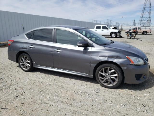 3N1AB7AP2FY337290 - 2015 NISSAN SENTRA S GRAY photo 4