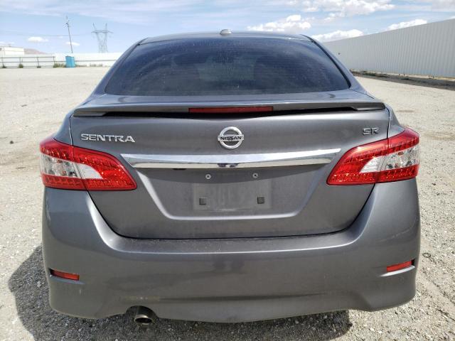 3N1AB7AP2FY337290 - 2015 NISSAN SENTRA S GRAY photo 6